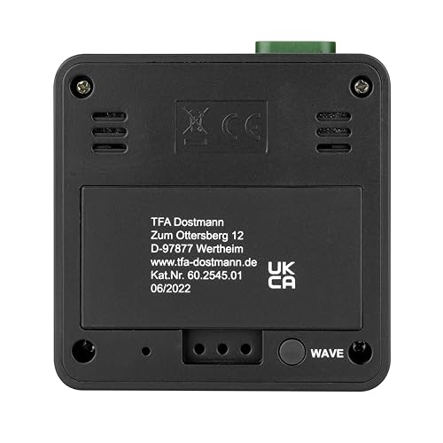 TFA Dostmann 60.2545.01 Digitaler Wecker mit Funkuhr