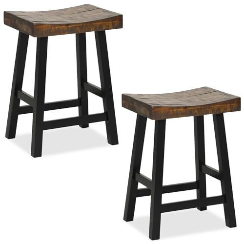 Giantex Bar Stools Set of 2, 24