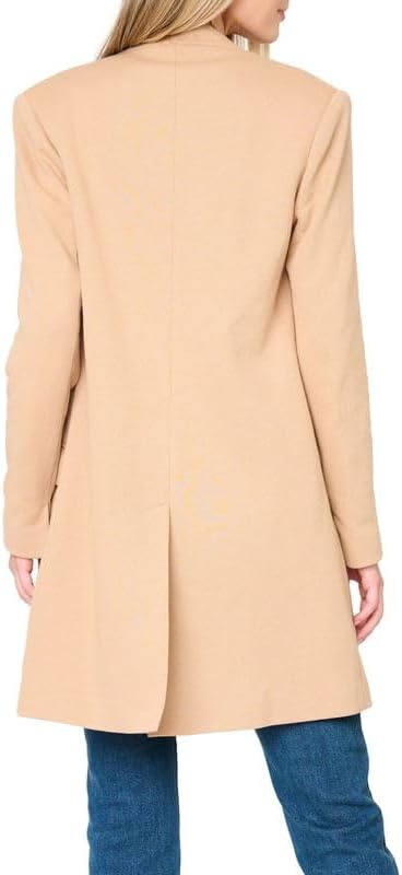 GIBSONLOOK Women Notch Collar Knit Topper, Lined Tailored Sweater Jacket, Business Casual Outfits for Women