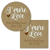 S'more Love Stickers | S'more Love Labels | S'more Favor Stickers | 008-KR