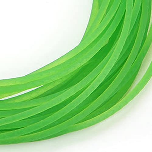 PU-Getrieberiemen, Hochleistungs-Urethan-Rundriemen, grüne raue Oberfläche, PU-Polyurethan, runder Riemen für Antriebsgetriebe (2 mm x 10 m)