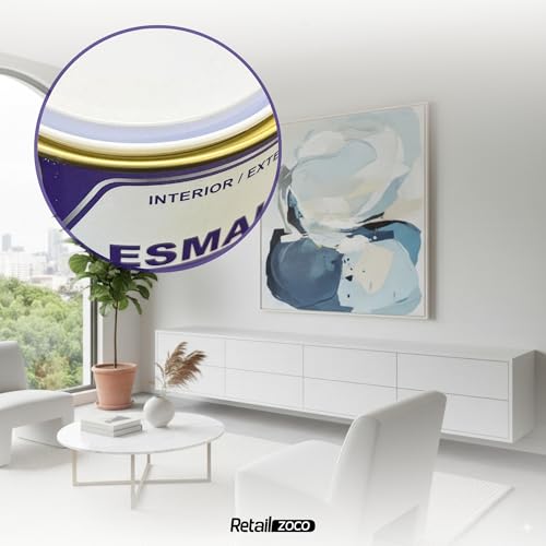 Miniatura 6 de Techzoco Esmalte Sintético, Pintura Esmalte, Synthetic Enamel, Uso En Maderas Y Metales, Apto Para Interior Exterior, Contiene 375 Ml, Color Blanco Mate