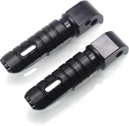 Image of MZS Motorcycle Foot Pegs, Passenger Rear Footpegs Footrest Pedal Adjustable CNC Black Compatible with FJ09 FZ1 FZ6 FZ8 FZ07 FZ09 FZ10 MT03 MT07 MT09 MT10 NIKEN TMAX XMAX XSR700 XSR900 R3