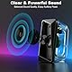 SOULION C30 PC Lautsprecher für Monitor, Laptop, Spiele, Desktop Computer Boxen Bluetooth Soundbar mit LED, 3,5 mm Aux-Eingang, USB-betrieben, 1 Paar