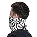 YeertMii Black Grey Leopard Print Fashion Neck Gaiters For Men Women Face Mask For Men Neck Bandanas Scarf