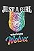 Just A Girl Who Loves Wolves: Blank Lined Notebook Journal