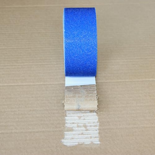 Image of Anti Slip Tape 2 Inch Wide, Waterproof Grip Adhesive Tape, Heavy Duty High Traction Friction for Indoor /Outdoor Steps (33 Ft /Blue).