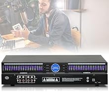 Audio Equalizer: 10 preset sound effects that can be saved for quick use next time, effectively reducing unwanted background noise and improving the clarity and fidelity of audio output. Supports XLR balanced and TRS unbalanced input/output to meet y...