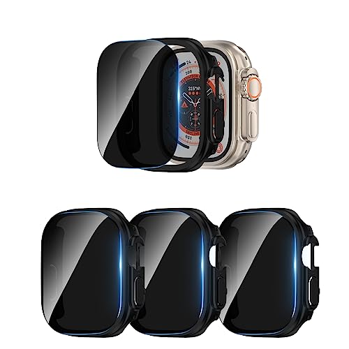 3 Pack Privacy Case Compatible with Apple Watch Ultra 4/3/2/1 49mm Covers