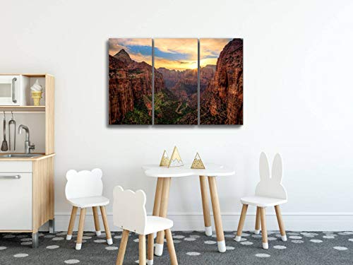 Yking1 Sun Setting On Zion Canyon, Zion National Park thumb #3