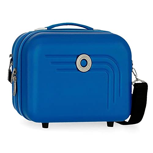 Trousse de toilette rigide Movom Riga bleue pour vos vacances en famille