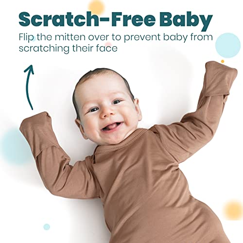 Baby Noah Newborn Knotted Gown for Boy Girls, Newborn Coming Home From Hospital Outfit, Baby Tie Gown Nightgown4