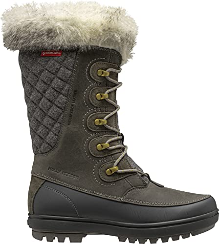 Image of Helly Hansen Womens Garibaldi VL Insulated Winter Boots | Insulated Waterproof Nubuck Leather, Faux Fur Lined, Eco Ortholite Comfort Footbed, Max-Grip Outsole