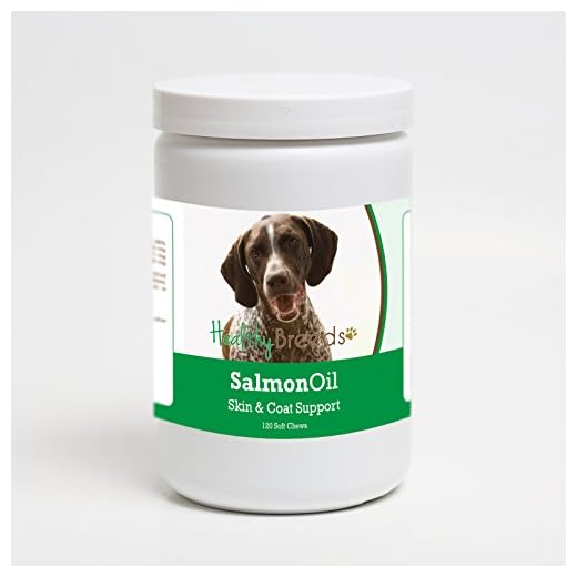 Healthy Breeds German Shorthaired Pointer Salmon Oil Soft Chews 120 Count