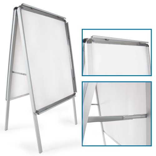 Stop trottoir exterieur A1 tectake en aluminium 64x65x118cm