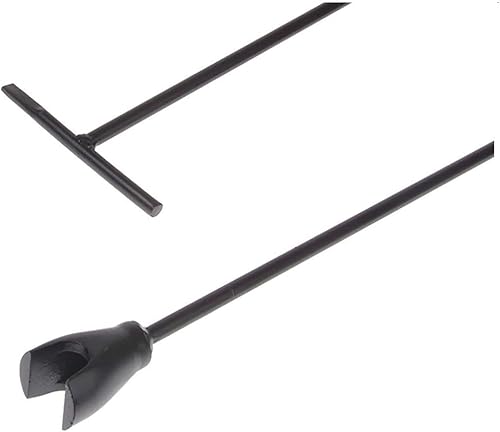 Unibos | Universal Stopcock Key | Long T-Handle Drain Stopcock | Water Manhole Stopcock | Alloy Steel Head | Key Wrench | Combination Stop Cock Key | 1 Meter Long