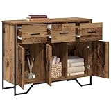 vidaXL Aparador con cajón Madera Vieja 97 x 32, Organiza tu hogar