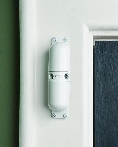 White Door Closer Automatic Safety Spring Door Closer Self Closing Door Hinges Adjustable Door Slower Closer No Slam Home Security Door Stopper to Self Closing Doors and Convert Hinged Doors - Image 3