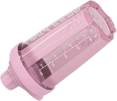 Gcroet 1PC Classic Protein Mixer Shaker Bottle With Twist And Lock Portable Pre Workout Protein Drink Shaker Cup For Mixes Cocktails, And ShakesPink..