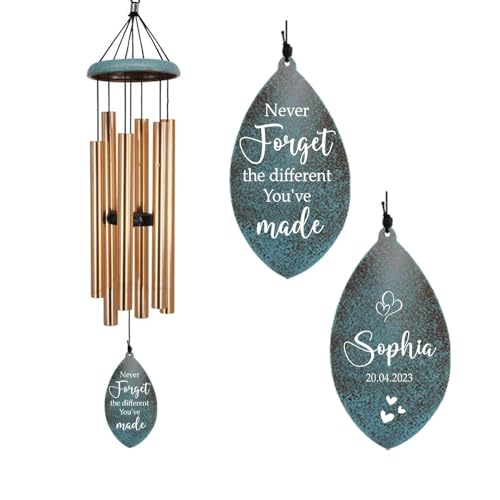 Image of ASTARIN Personalized Retirement Wind Chime, Retirement Gifts Outdoor Wind Chimes, Retirement Gifts for Women, Teachers, Coworkers, Nurses, Bosses