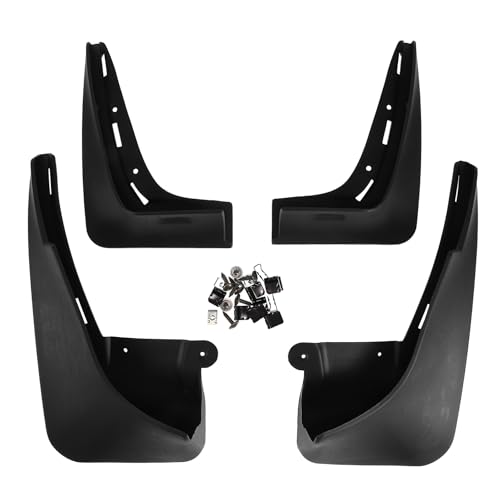 Image of Mud Flap Splash Guard with Mount Accessories for Mini Clubman R55 R56 2007-2013 / Front & Rear Side Mud Guards /Durable / 1 Set