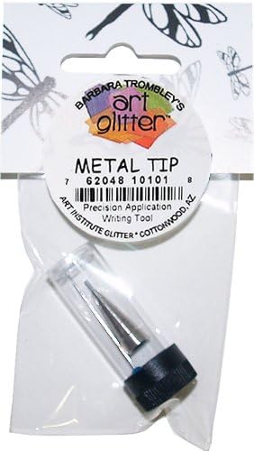 Art Institute Glitter AG Metal tip, 1 Pack, Silver - METALTIP