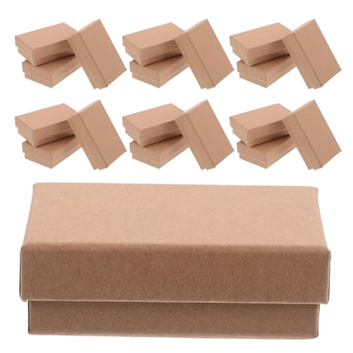 Coffrets présents pour colliers et bracelets POPETPOP 24 boîtes cadeaux en carton kraft