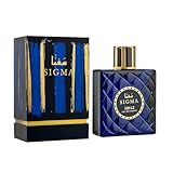 ARIAZ Sigma Men's Eau De Parfum - Clear Aquatic Energy Blended with Fresh Citrus Zest of Grapefruit, Mint, Ginger, Marine Notes & Ambergris - Long Lasting Alcohol Free Oil Based Summer Perfume - 3.4Oz