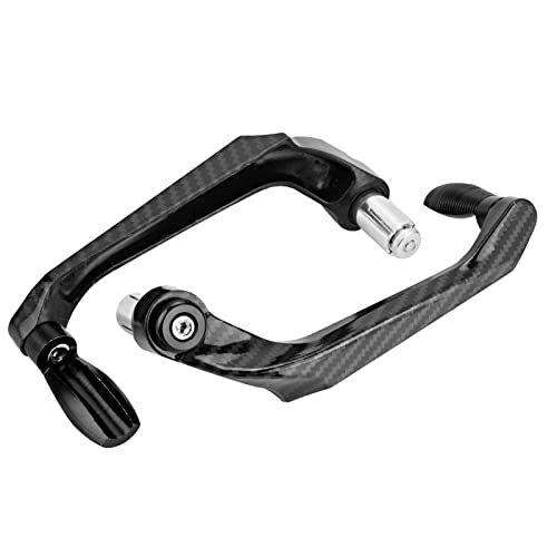 Protecteurs de Levier de Moto, Protecteur Universel de Garde-main de Levier de Moto Embrayage de Frein de Guidon Alliage Aluminium de 7/8 Pouces(Noir)