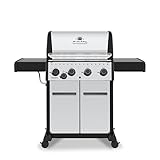 Broil King 865367 Crown S 440, Natural Gas Grill, 4-Burner, Stainless Steel & Black