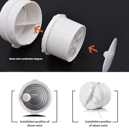 10 piezas de válvulas para olla arrocera eléctrica, partes de repuesto para ollas a presión con válvula de escape eléctrica miniatura 5