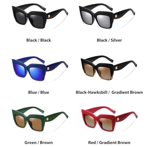 Modne modne ponadgabarytowe kwadratowe okulary przeciwsłoneczne dla kobiet luksusowe okulary przeciwsłoneczne w stylu retro odcienie okulary przeciwsłoneczne UV400 dla kobiet