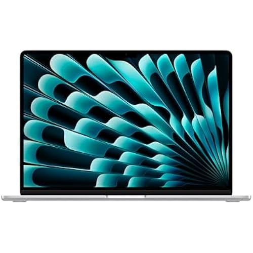 Apple 2025 MacBook Air 15-inch Laptop with M4 chip: Built for Apple Intelligence, 15.3-inch Liquid Retina Display, 16GB Unified Memory, 256GB SSD Storage, 12MP Center Stage Camera, Touch ID; Silver