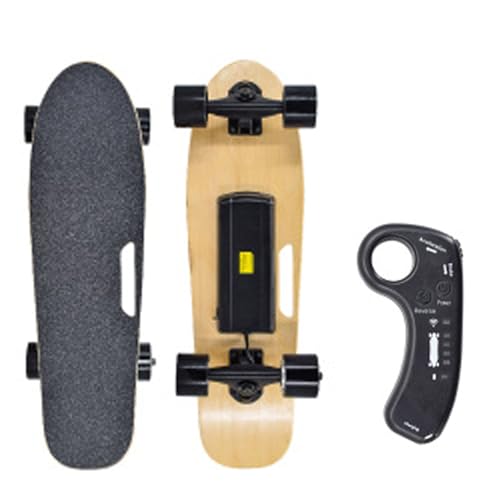 LwiftGal Patineta EléCtrica con Control Remoto InaláMbrico, Longboard EléCtrica, Cruiser para Adultos, 3 Velocidades Ajustables, Velocidad MáXima De 15 Km, para Parques