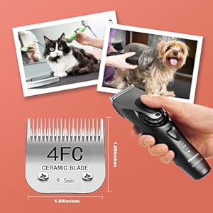 10 Pet Dog Grooming Detachable Blades Compatible with Andis Size10 Cut Length 11615mm Most A5km Series Clippersmade of Ceramic Blade  Stainless Steel Bladesilver  Cucciolini Doodles 10 pet dog grooming detachable blades compatible with andis size 10 cut length 1161 5mm most a5km series clippersmade of ceramic blade  stainless steel bladesilver   cucciolini doodles
