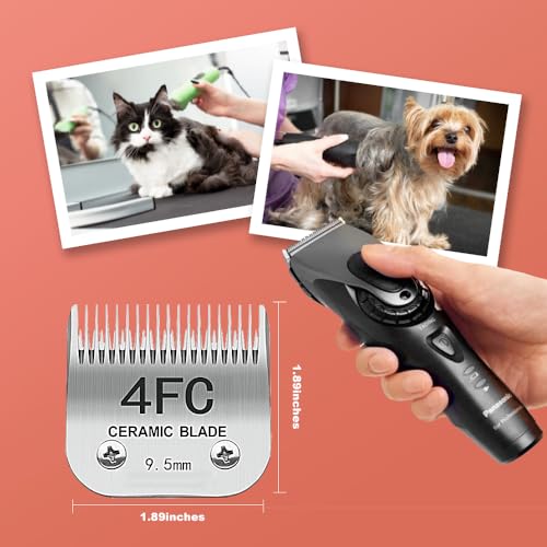 10 Pet Dog Grooming Detachable Blades Compatible with Andis Size10 Cut Length 11615mm Most A5km Series Clippersmade of Ceramic Blade  Stainless Steel Bladesilver  Cucciolini Doodles 10 pet dog grooming detachable blades compatible with andis size 10 cut length 1161 5mm most a5km series clippersmade of ceramic blade  stainless steel bladesilver   cucciolini doodles