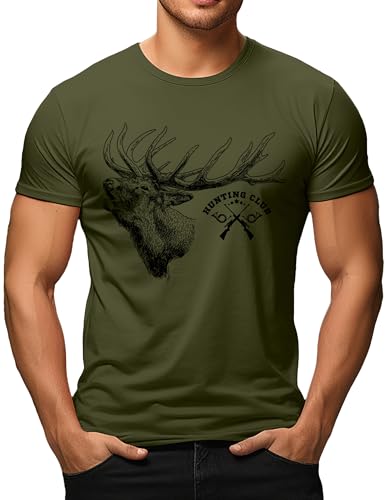 T-shirt myśliwy: Hunting Club jeleń