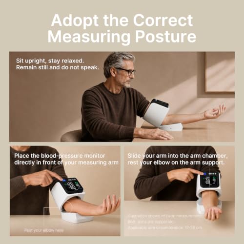 Automatic Blood Pressure Monitor No-Wrap Upper Arm BP Machine FDA-Cleared - image 6