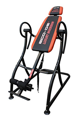 ECODE® Tabla de Inversión Gravitacional Luxury Inversion Table Inclinación 180º, Acolchada, Regulable en Altura