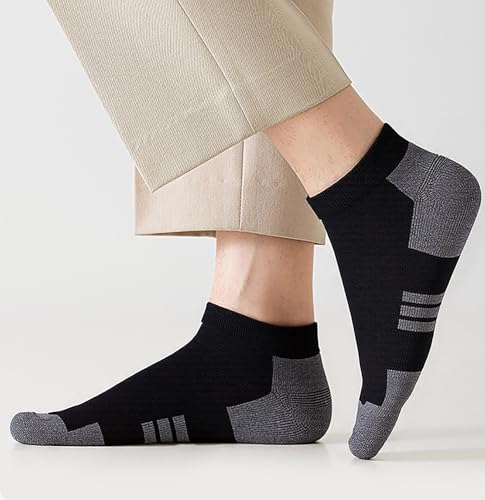 Image of 12-30 Pairs Low Cut Ankle Socks for Men Thin Breathable Casual No Show Athletic Socks Bulk