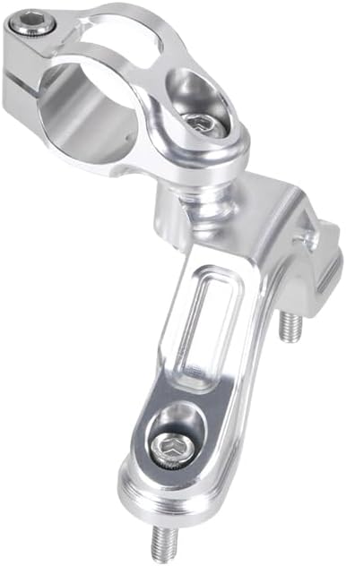 High Quality Motorcycle Steering Damper Holder Kit Stabilizer Mounting Bracket For Kawasaki Ninja ZX-6R ZX6R ZX636 2013-2025 (Silvery-HP)