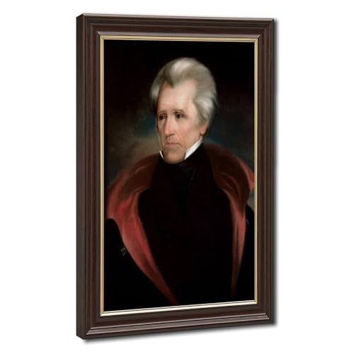 Portrait d'Andrew Jackson impression sur toile d'art mural 20x30 cm pour salon