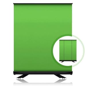 ZUOCHEN Green Screen Backdrop 3.6×6.6FT ...