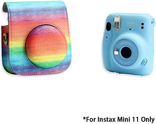 CELION Camera Case for Fujifilm Instax Mini 11 Instant Camera (Rainbow)