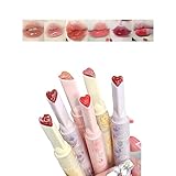 【Jelly Lipstick】 This glossy lipstick has a smooth surface like a jelly that leaves you feeling moisturized without sticky. It has a creamy soft texture that glides on the lips comfortable. This special texture also provides excellent nourishment. It effectively relieves wrinkles and nourishes the lips.