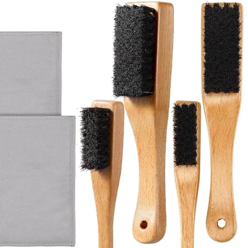 Patelai 6 Pieces Silver Polish Set, 4 Silver Cleaning Horsehair