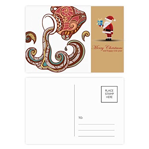 Cartes postales Verseau Père Noël pour écrire vos vœux et décorer votre intérieur