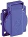Produktbild ABL SURSUM 1461000 Steckdose (CEE 7/3, 2P+E, CEE 7/4, DIN 49440, blau, Kunststoff