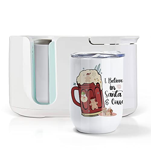 Agh 12Oz Sublimation Wine Tumbler Blanks Wine Glasses Set Of 12, Stainless Steel Insulated Wine Tumbler With Lids, Stemless Wine Glass, Wine Accessories Wine Gifts For Women #TOP4