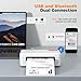 Joysea Bluetooth Shipping Label Printer, 4x6 Wireless Thermal Printer for Small Business, Compatible with Android, iOS, Windows, Mac,Widely Used for Amazon, FedEx, USPS
